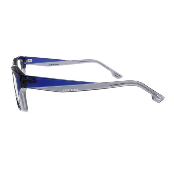 Diesel DL4065 096 Blue Modified Rectangle Optical Frames - Picture 3 of 5